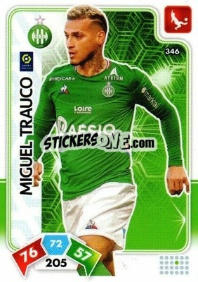 Figurina Miguel Trauco - Foot 2020-2021. Adrenalyn Xl - Panini