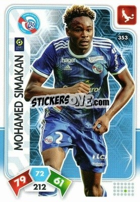 Sticker Mohamed Simakan - Foot 2020-2021. Adrenalyn Xl n. 353 - Panini