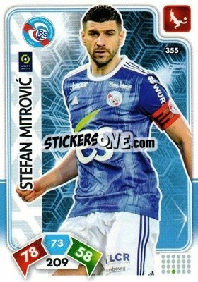 Sticker Stefan Mitrovic - Foot 2020-2021. Adrenalyn Xl - Panini