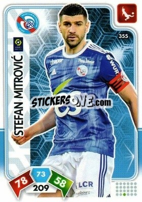 Sticker Stefan Mitrovic - Foot 2020-2021. Adrenalyn Xl n. 355 - Panini