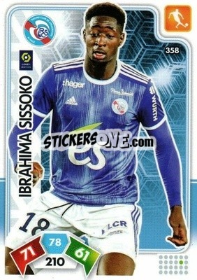 Sticker Ibrahima Sissoko - Foot 2020-2021. Adrenalyn Xl n. 358 - Panini