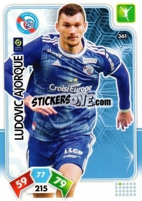 Sticker Ludovic Ajorque - Foot 2020-2021. Adrenalyn Xl - Panini