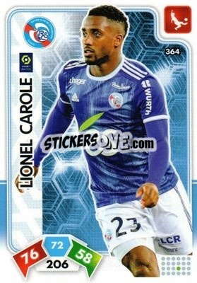 Sticker Lionel Carole - Foot 2020-2021. Adrenalyn Xl n. 364 - Panini