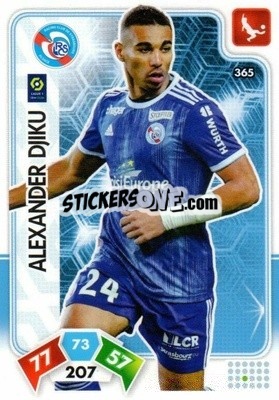 Sticker Alexander Djiku - Foot 2020-2021. Adrenalyn Xl - Panini