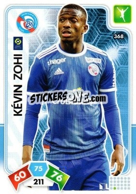 Figurina Kévin Zohi - Foot 2020-2021. Adrenalyn Xl - Panini