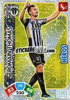 Sticker Romain Thomas - Foot 2020-2021. Adrenalyn Xl - Panini