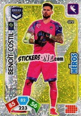 Sticker Benoît Costil - Foot 2020-2021. Adrenalyn Xl n. 372 - Panini