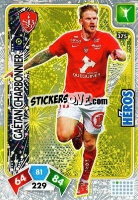 Sticker Gaëtan Charbonnier - Foot 2020-2021. Adrenalyn Xl n. 375 - Panini