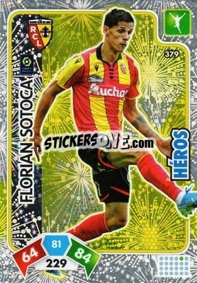 Sticker Florian Sotoca - Foot 2020-2021. Adrenalyn Xl - Panini