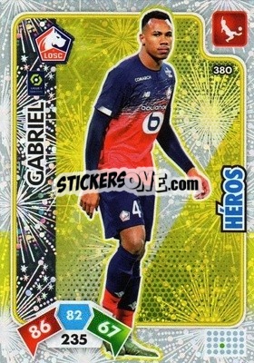 Sticker Gabriel - Foot 2020-2021. Adrenalyn Xl n. 380 - Panini