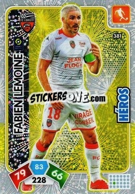 Sticker Fabien Lemoine - Foot 2020-2021. Adrenalyn Xl n. 381 - Panini