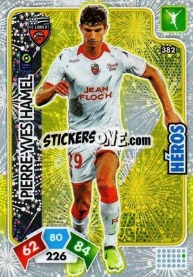 Sticker Pierre-Yves Hamel - Foot 2020-2021. Adrenalyn Xl n. 382 - Panini