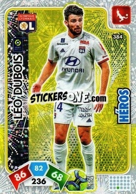 Sticker Léo Dubois - Foot 2020-2021. Adrenalyn Xl - Panini