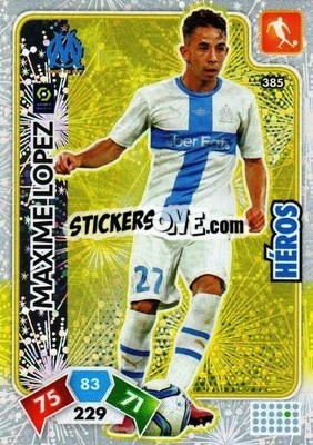 Sticker Maxime López - Foot 2020-2021. Adrenalyn Xl n. 385 - Panini
