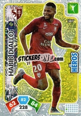 Sticker Habib Diallo - Foot 2020-2021. Adrenalyn Xl - Panini