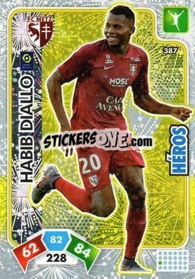 Sticker Habib Diallo - Foot 2020-2021. Adrenalyn Xl n. 387 - Panini
