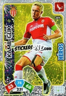 Sticker Kamil Glik - Foot 2020-2021. Adrenalyn Xl n. 389 - Panini