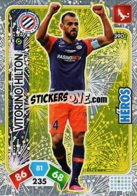 Sticker Vitorino Hilton - Foot 2020-2021. Adrenalyn Xl n. 390 - Panini