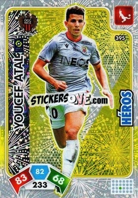 Sticker Youcef Atal - Foot 2020-2021. Adrenalyn Xl n. 395 - Panini