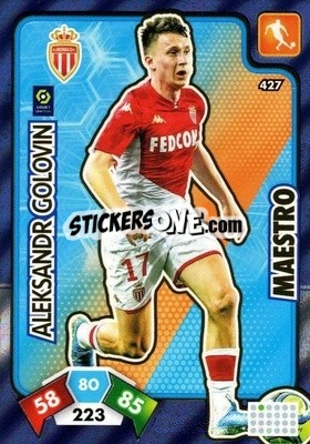 Sticker Aleksandr Golovin - Foot 2020-2021. Adrenalyn Xl n. 427 - Panini