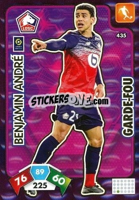 Sticker Benjamin André - Foot 2020-2021. Adrenalyn Xl n. 435 - Panini