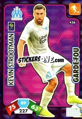 Sticker Kevin Strootman - Foot 2020-2021. Adrenalyn Xl n. 436 - Panini