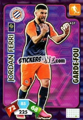 Figurina Jordan Ferri - Foot 2020-2021. Adrenalyn Xl - Panini