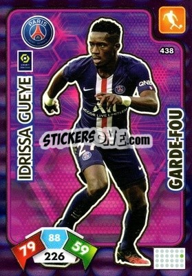 Sticker Idrissa Gueye - Foot 2020-2021. Adrenalyn Xl n. 438 - Panini