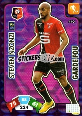 Sticker Steven Nzonzi - Foot 2020-2021. Adrenalyn Xl n. 440 - Panini