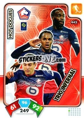 Sticker Hot Dogues - Foot 2020-2021. Adrenalyn Xl n. 442 - Panini