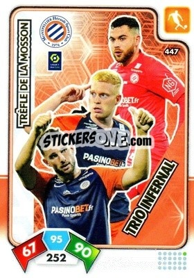 Sticker Tréfle de la Mosson - Foot 2020-2021. Adrenalyn Xl - Panini