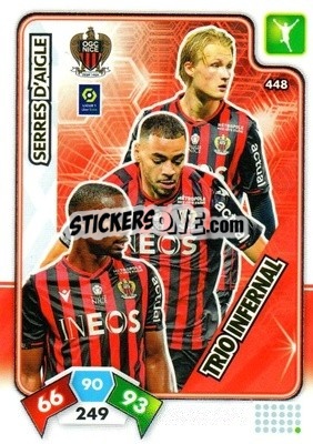 Sticker Serres D'Aigle - Foot 2020-2021. Adrenalyn Xl n. 448 - Panini