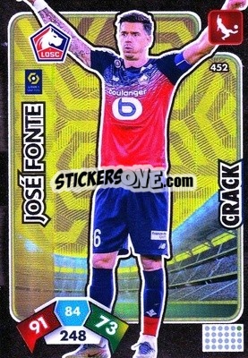 Sticker José Fonte - Foot 2020-2021. Adrenalyn Xl - Panini