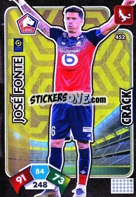 Sticker José Fonte - Foot 2020-2021. Adrenalyn Xl n. 452 - Panini