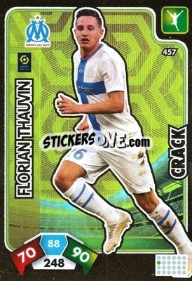Sticker Florian Thauvin - Foot 2020-2021. Adrenalyn Xl n. 457 - Panini