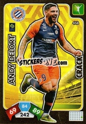 Sticker Andy Delort - Foot 2020-2021. Adrenalyn Xl n. 458 - Panini