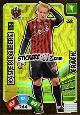 Sticker Kasper Dolberg - Foot 2020-2021. Adrenalyn Xl n. 460 - Panini