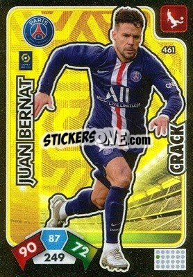 Cromo Juan Bernat - Foot 2020-2021. Adrenalyn Xl - Panini