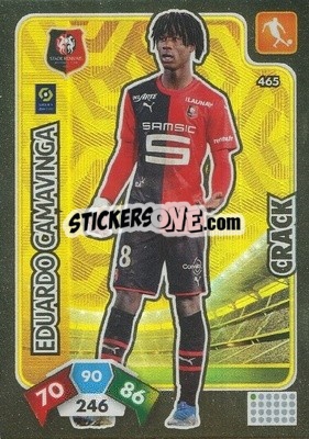 Sticker Eduardo Camavinga - Foot 2020-2021. Adrenalyn Xl n. 465 - Panini