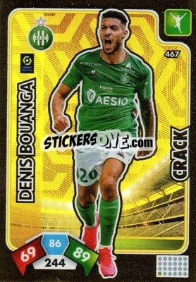 Sticker Denis Bouanga - Foot 2020-2021. Adrenalyn Xl n. 467 - Panini