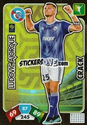 Sticker Ludovic Ajorque - Foot 2020-2021. Adrenalyn Xl n. 468 - Panini