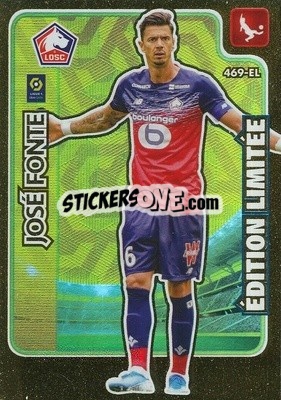 Sticker José Fonte - Foot 2020-2021. Adrenalyn Xl n. 469 - Panini