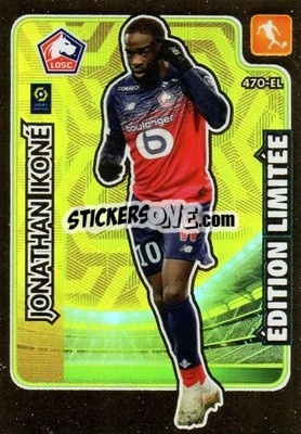 Cromo Jonathan Ikoné - Foot 2020-2021. Adrenalyn Xl - Panini