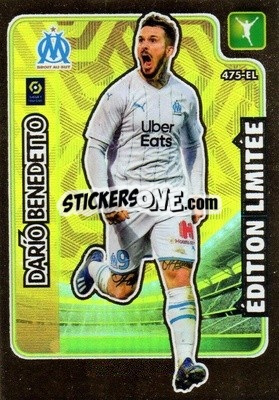 Sticker Dario Benedetto - Foot 2020-2021. Adrenalyn Xl n. 475 - Panini