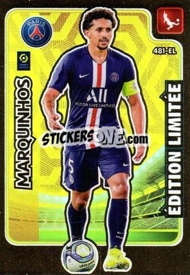 Sticker Marquinhos - Foot 2020-2021. Adrenalyn Xl n. 481 - Panini
