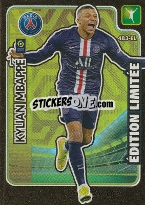 Sticker Kylian Mbappé - Foot 2020-2021. Adrenalyn Xl - Panini