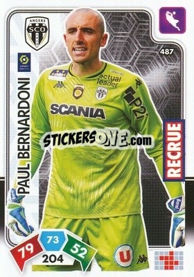 Figurina Paul Bernardoni - Foot 2020-2021. Adrenalyn Xl n. 487 - Panini