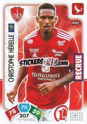 Sticker Christophe Hérelle - Foot 2020-2021. Adrenalyn Xl n. 490 - Panini