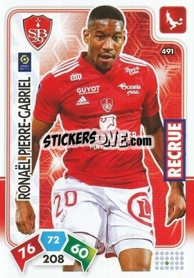 Sticker Ronaël Pierre-Gabriel - Foot 2020-2021. Adrenalyn Xl n. 491 - Panini