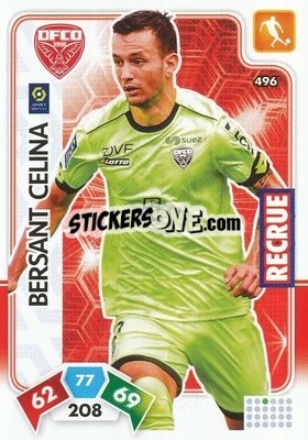 Sticker Bersant Celina - Foot 2020-2021. Adrenalyn Xl n. 496 - Panini